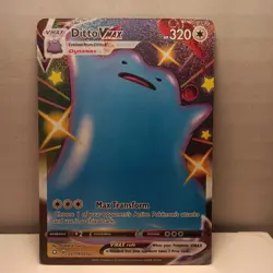 Pokemon TCG Ditto VMAX Shining Fates SV119/SV122 Holo Shiny Holo Rare - Image 1