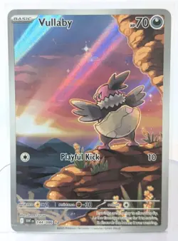 2025 Pokemon White Flare Vullaby Illustration Rare #144/086 - Image 1