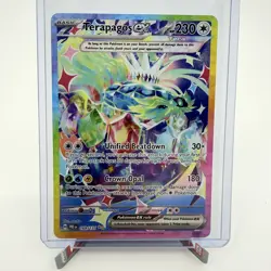 Pokemon Terapagos ex 169/131 Prismatic Evolutions Special Illustration Rare Holo - Image 1