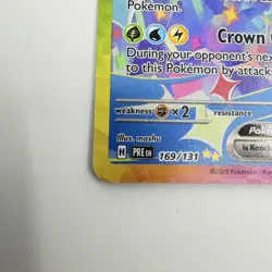 Pokemon Terapagos ex 169/131 Prismatic Evolutions Special Illustration Rare Holo - Image 5