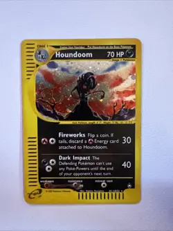 Pokemon AQUAPOLIS - #H11/H32 Houndoom - Holo - ENG - HP - Image 1