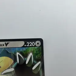 Pokemon Snorlax v 141/202 Sword & Shield Ultra Rare NM - Image 3