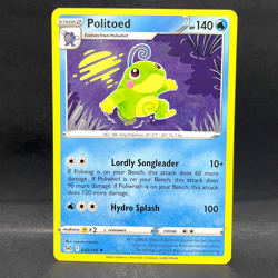 2022 POKEMON LOST ORIGIN POLITOED 032/196 (RARE) - Image 1