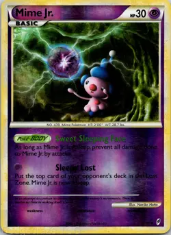 Mime Jr. 47/95 Uncommon Call of Legends Pokemon Reverse Holo MP - Image 1