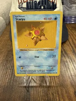 Pokemon Staryu 065/102 | Base Set Shadowless | LP | - Image 1