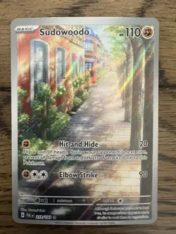 Sudowoodo 219/193 Illustration Rare IR Paldea Evolved PAL EN Pokemon SV02 - Image 1