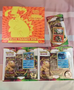 Pokemon Vivid Voltage Elite Trainer Box ETB, 2 3Pack Blister, 1 blister Pack - Image 1