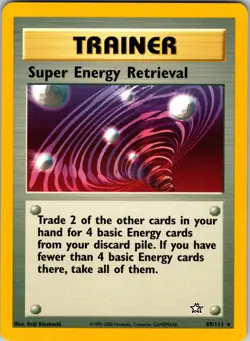 Super Energy Retrieval 089/111 Neo Genesis Pokemon MP Unlimited - Image 1