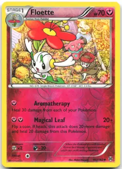 Floette 102/162 Uncommon BREAKthrough Pokemon Reverse Holo Near Mint - Image 1