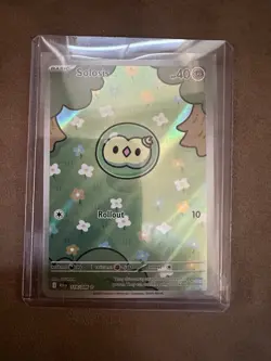 Solosis Illustration Rare 118/086 Sv: Black Bolt Holo 40 HP Pokemon TCG - Image 1