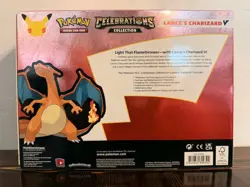 Pokemon TCG Celebrations Lance's Charizard V Collection Box Factory Sealed - Image 3