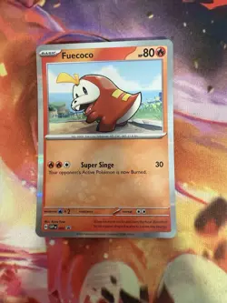 Pokemon Fuecoco 002 Holo Promo SV Black Star Promo Scarlet & Violet LP - Image 1