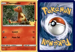 2021 Pokemon, McDonald's 25th Anniversary Promos, #9/25 Charmander, Holo - Image 1