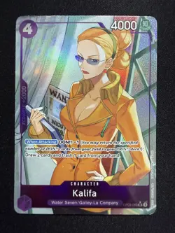 Kalifa (Full Art) [PRB-01 - OP03-060] - NM [Foil] TCG One Piece - Image 1