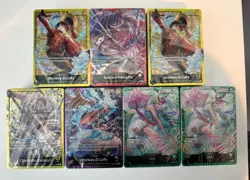 One Piece Deck Only Lot of 7! Luffy, Newgate, Uta, and Katakuri, Sealed In Hand - Image 1