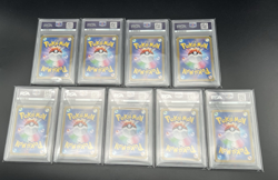 PSA 10 Terastal Festival Eevee Evolution SAR Sequential Set of 9 Pokemon Card - Image 2
