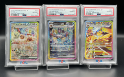 PSA 10 Terastal Festival Eevee Evolution SAR Sequential Set of 9 Pokemon Card - Image 3