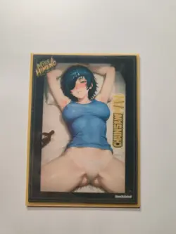 Miss Himeno Chainsaw Man Custom Glow Waifu Card Fan Art 2 - Image 1