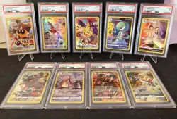 Pokemon Trainer Gallery & Galarian Gallery 9 Card PSA Lot: Pikachu, Latias - Image 1