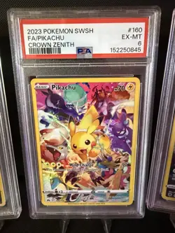 Pokemon Trainer Gallery & Galarian Gallery 9 Card PSA Lot: Pikachu, Latias - Image 2