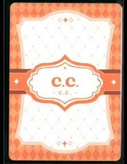 CC CODE GEASS SP SP-09 SECRET WORDS Goddess Story Anime Collectible Card - Image 2