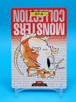 Pokemon Card Japanese - Raticate No. 020 - Bandai Carddass - Red - Image 2