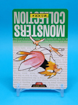 Pokemon Card Japanese - Spearow No. 021 - Bandai Carddass - Green - Image 2