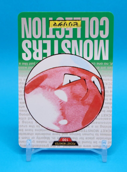 Pokemon Card Japanese - Voltorb No. 100 - Bandai Carddass - Green - Image 2