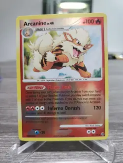 Pokemon TCG Arcanine Secret Wonders Reverse Holo Rare Card 22/132 LP Pokemon - Image 1