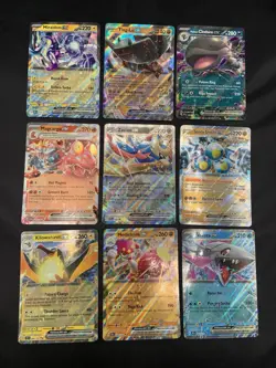 Pokemon TCG Lot 9 EX Cards Ultra Rare Cards NM/LP - Image 1
