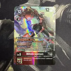 Digimon Card Game BlitzGreymon Alternate Art Advanced Generation AD1-009 SR - Image 4