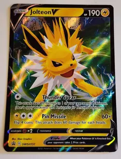 Jolteon V SWSH151 SWSH: Sword & Shield Promo Cards Holo - Image 1