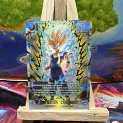 Son Gohan: Childhood FB08-106 SR* Holo Battle Card Dragon Ball Super 35000 HP - Image 1