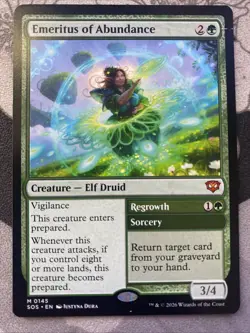 Emeritus of Abundance, NM-Mint, English Secrets of Strixhaven - Image 1