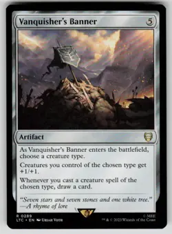 Vanquisher's Banner Commander: The Lord of the Rings 289 MTG NM - Image 1