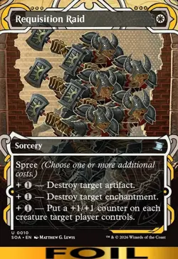 Requisition Raid * FOIL * #10 - Secrets of Strixhaven: Mystical Archive - NM MTG - Image 1