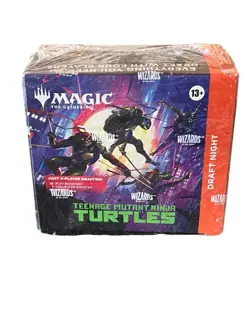 MAGIC THE GATHERING TEENAGE MUTANT NINJA TURTLES DRAFT NIGHT BOX TMNT SEALED - Image 1