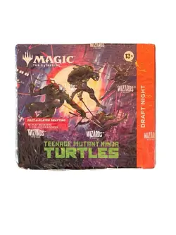 MAGIC THE GATHERING TEENAGE MUTANT NINJA TURTLES DRAFT NIGHT BOX TMNT SEALED - Image 2