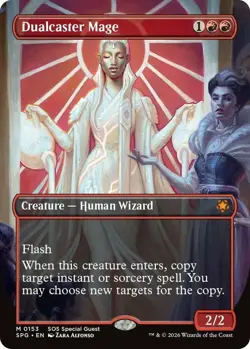 MTG Dualcaster Mage - Borderless, NM-Mint, English Special Guests - Image 1