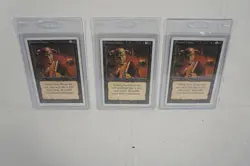 Revised Edition Magic: The Gathering Demonic Tutor Lot of 3 - Image 1
