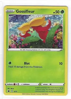 Pokemon --- GOSSIFLEUR --- McDonald's 2022 Promo! RARE HOLO! NM/Mint! 3/15 - Image 1