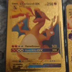 Pokemon Charizard GX Gold Foil Card Lot Standard Card Stock - Image 2