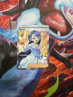 Fennel 162/086 - Ultra Rare Full Art - SV Black Bolt - Pokemon TCG - NM - Image 1
