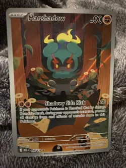 Pokemon TCG Marshadow #146/132 ME01: Mega Evolution Illustration Rare Holo - Image 1