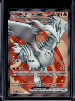2025 Pokemon White Flare Reshiram ex Ultra Rare #158/086 - Image 1