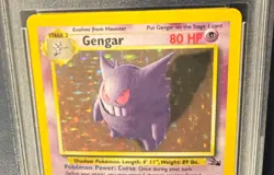 Gengar 5/62 Fossil Holo Rare TGA Graded 6 EX-NM Pokemon TCG - Image 3