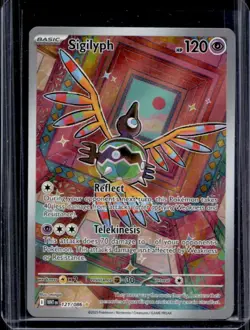 2025 Pokemon White Flare Sigilyph Illustration Rare #121/086 - Image 1