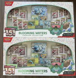 Pokemon Scarlet & Violet 151 Blooming Waters Premium Collection Box Sealed 2x - Image 1