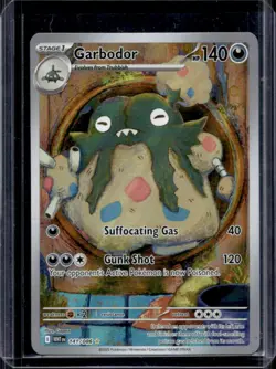 2025 Pokemon White Flare Garbodor Illustration Rare #141/086 - Image 1