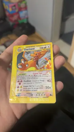 Pokemon Crystal Type Charizard Holo Skyridge 146/144 Dmg - Image 1